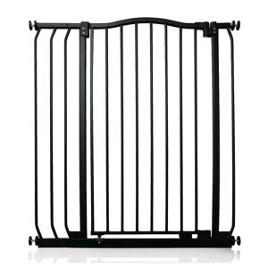 Symple Stuff Aivry Baby Gate gray/black 103.0 H x 89.0 W x 4.0 D cm