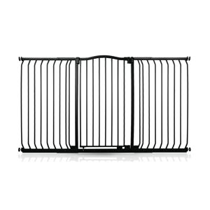 Symple Stuff Aivry Baby Gate black 103.0 H x 170.0 W x 4.0 D cm