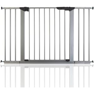 Symple Stuff No Screw Stair Safety Baby Gate gray 72.0 H x 93.3 W x 3.0 D cm