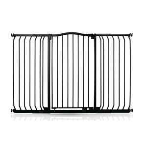 Symple Stuff Aivry Baby Gate gray/black 103.0 H x 152.0 W x 4.0 D cm