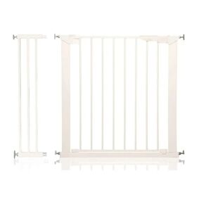 Symple Stuff No Screw Stair Safety Baby Gate white 72.0 H x 93.3 W x 3.0 D cm