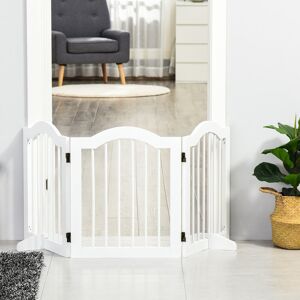 Archie & Oscar Free Standing Pet Gate White 61cm H X 154.5cm W X 5.8cm D