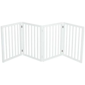 Archie & Oscar Liza Free Standing Pet Gate white 60.5 H x 183.5 W x 1.8 D cm