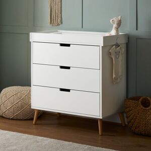 Obaby Maya Changing Unit White/Beige 91.5cm H X 83cm W X 49.5cm D