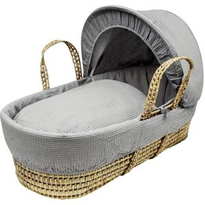 Kinder Valley Waffle Palm Moses Basket with Bedding 50cm H X 47cm W X 86cm L