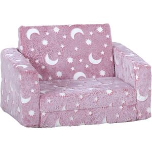 Isabelle & Max Kids Sofa Pink 77.47cm H X 677.42cm W X 380.64cm D