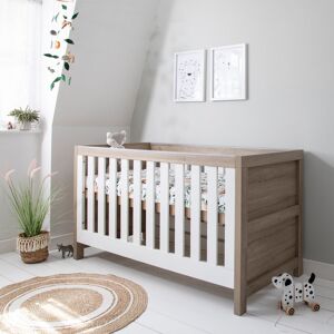 Tutti Bambini Modena 3-in-1 Cot Bed White/Oak Standard