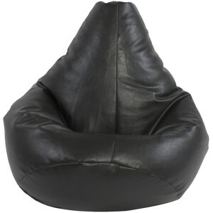 Ebern Designs Bean Bag Lounger Black Large