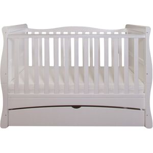 Harriet Bee Creasy Gilbert Sleigh Cot Bed White Standard
