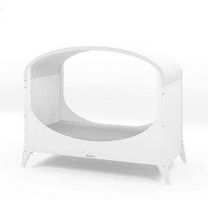 SnuzFino Cot Bed with Toddler Kit White
