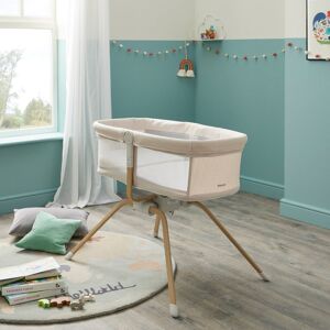 BabyMore Air Motion Gliding Crib Cream 74cm H X 91cm W X 63cm L