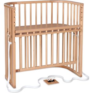 babybay Boxspring Comfort Plus co-sleeper Natural Varnish Round