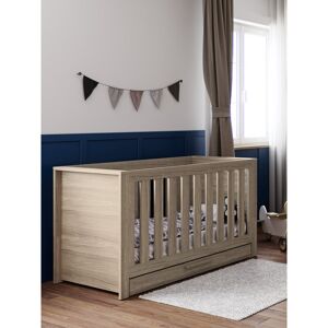 Little Acorns Ellesmere Cot Bed (Exc. Underbed Draw) - Grey Ash - 140 x 70cm Grey Ash Standard