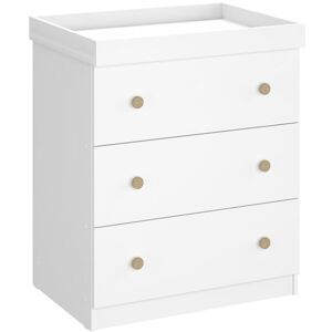 17 Stories Changing Dresser Model 888 white White 92cm H X 80cm W X 50cm D