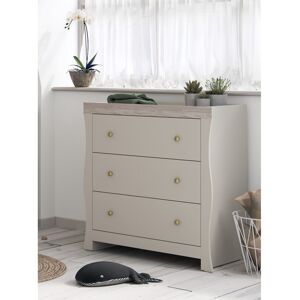 Little Acorns Celeste Changing Table Dresser Cashmere & Grey Ash 96cm H X 92cm W X 52cm D