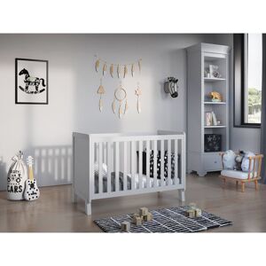 Mack + Milo Caius Cot with Mattress White