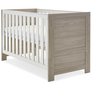 Obaby Nika Cot Bed Grey Wash/White Standard