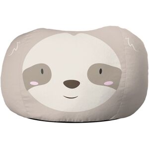 Harriet Bee rucomfy Beanbags Kids Animal Printed Bean Bag Chair. Pre Filled Safe Toddler Bedroom Seat Comfy Children Playroom Furniture Decor. Machine Washable Grey/White Medium