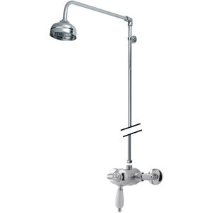Nuie Mixer Shower with Handheld Shower Head Chrome