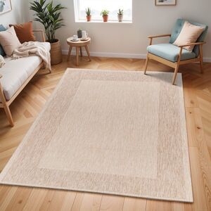 House of Hampton Gillette Indoor & Outdoor Boho Jute-Look Rug Beige Green;Beige;Brown Rectangle: 160cm x 213cm