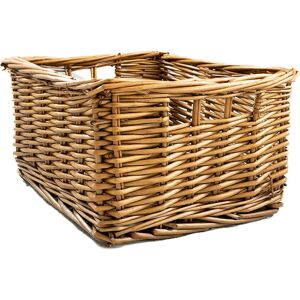 17 Stories Rectangular Wicker Storage Basket Natural Brown 10.5L