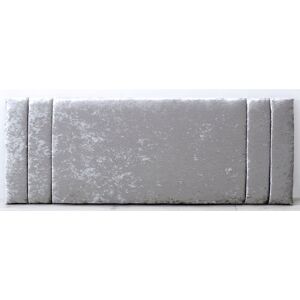 Rosdorf Park Velasquez Upholstered Headboard Silver Small Double (4')