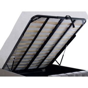 Canora Grey Anhat Upholstered Storage Bed Silver King (150 x 200 cm)