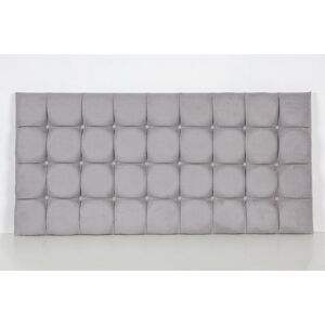 Rosalind Wheeler Cubed Upholestered Headboard In Chenille Fabric Brown Single (3')