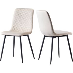 Fairmont Park Upholstered Dining Chair Cream 229.87cm H X 43cm W X 54cm D