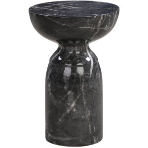 TOV Furniture UK End Table Black Marble 50.8cm H X 33.8cm W X 33.8cm D