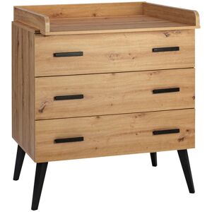 Schardt Fishbone Changing Table Brown 102cm H X 90cm W