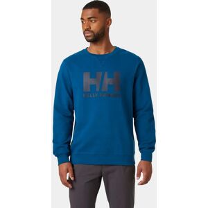 Helly Hansen Men's HH Logo Crew Neck jumper Blue S - Deep Fjord Blue - Male