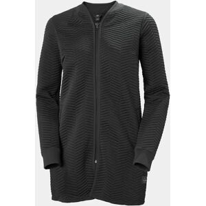 Helly Hansen Women's Lillo Quilted Longer Full Zip Jumper Black XS - Ebony Black - Female