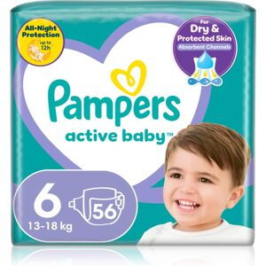 Pampers Active Baby Size 6 disposable nappies 13-18 kg 56 pc