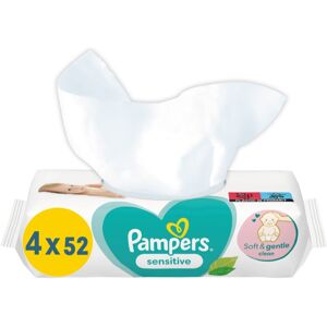 Pampers Sensitive wet wipes for kids for sensitive skin 4x52 pc