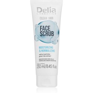 Delia Cosmetics Clean Skin moisturising facial scrub 250 ml