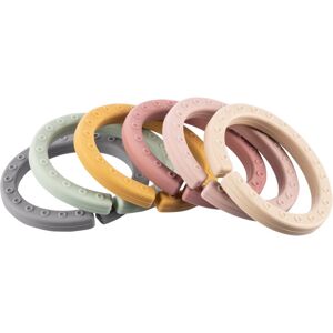 Zopa Silicone Links set of rings Multicolor 6 pc
