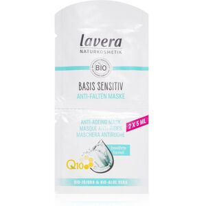 Lavera Basis Sensitiv Q10 firming anti-wrinkle face mask with coenzyme Q10 2x5 ml