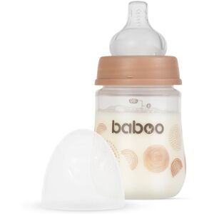 Baboo Anti-colic Feeding Bottle anti-colic bottle for children from birth Au Naturale, 0 m+ 180 ml