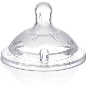 Chicco Natural Feeling Step-up baby bottle teat 4m+ Adjustable 2 pc