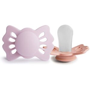 FRIGG Lucky Size 1:0-6 months dummy Soft Lilac/Pretty in Peach 2 pc