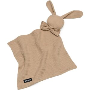 T-TOMI BIO Muslin Cuddle Cloth sleep toy Beige 30x30 cm 1 pc