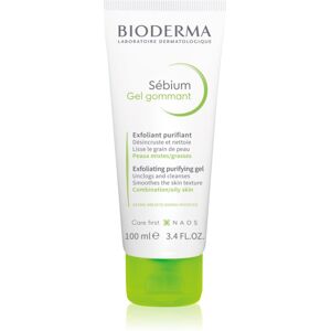 Bioderma Sébium Exfoliating Purifying Gel cleansing scrub for oily and combination skin 100 ml
