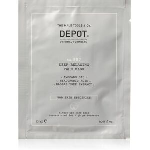 DEPOT 800 SKIN SPECIFICS NO. 807 RELAXING FACE MASK soothing and hydrating mask M 12x13 ml