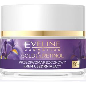 Eveline Cosmetics Gold & Retinol firming cream with anti-wrinkle effect 50+ 50 ml