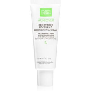 MartiDerm Acniover Night Reneval Cream intensive night cream to treat acne 40 ml