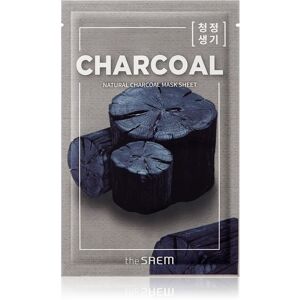 The Saem Natural Mask Sheet Charcoal cleansing sheet mask 21 ml