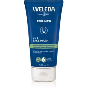 Weleda M 2v1 cleansing gel for face and beard 100 ml