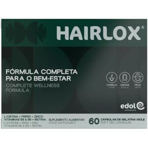 Edol Hairlox Hair and Nail Revitalizer 60 Capsules