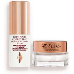 Charlotte Tilbury Mini Dark Spot Serum + Charlotte's Magic Cream Duo - Skincare Kit 2800 Mini Dark Spot Serum + Charlotte's Magic Cream Duo Size: